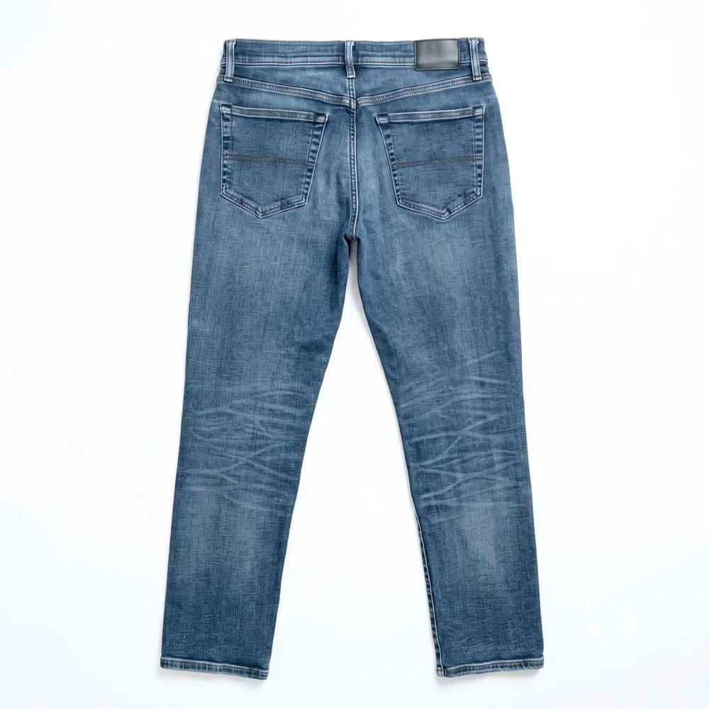 Lucky Brand 121 Slim Straight Mens W33 L30 Blue Denim Jeans Casual Workwear Core